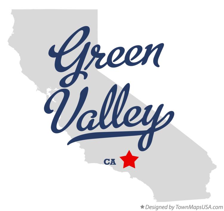 Map of Green Valley California CA