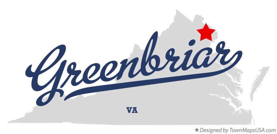 Map of Greenbriar Virginia VA