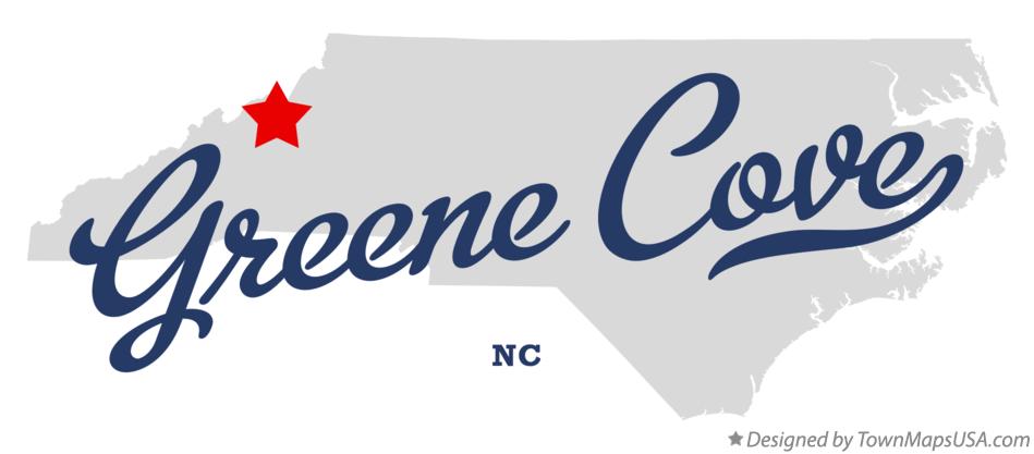 Map of Greene Cove North Carolina NC