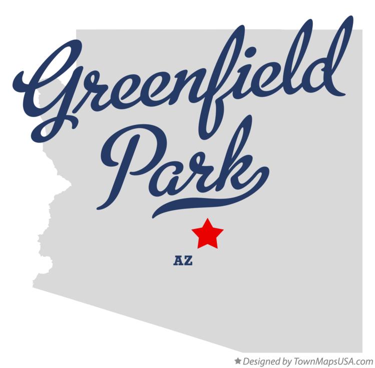Map of Greenfield Park Arizona AZ