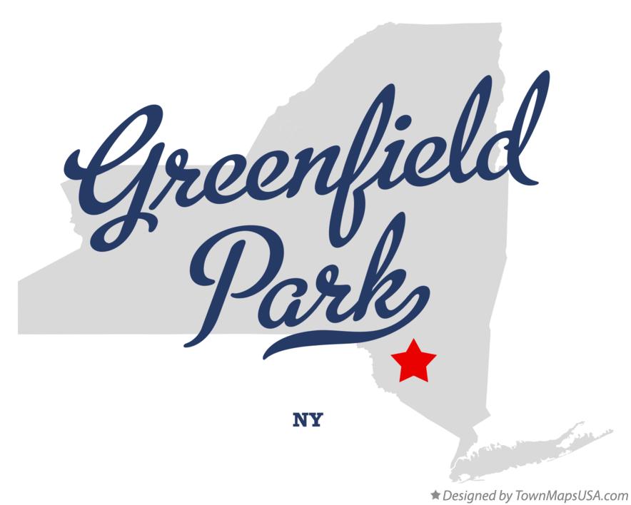 Map of Greenfield Park New York NY