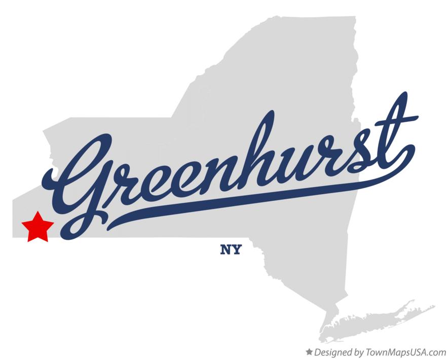 Map of Greenhurst New York NY