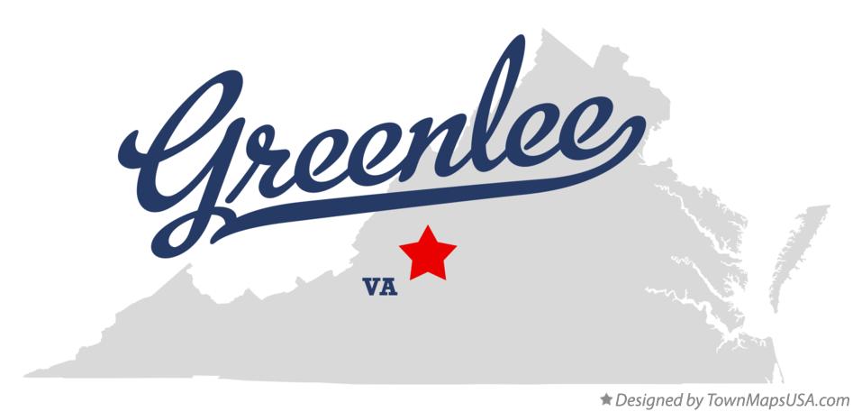 Map of Greenlee Virginia VA