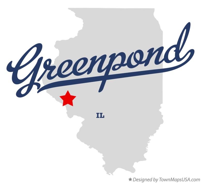 Map of Greenpond Illinois IL