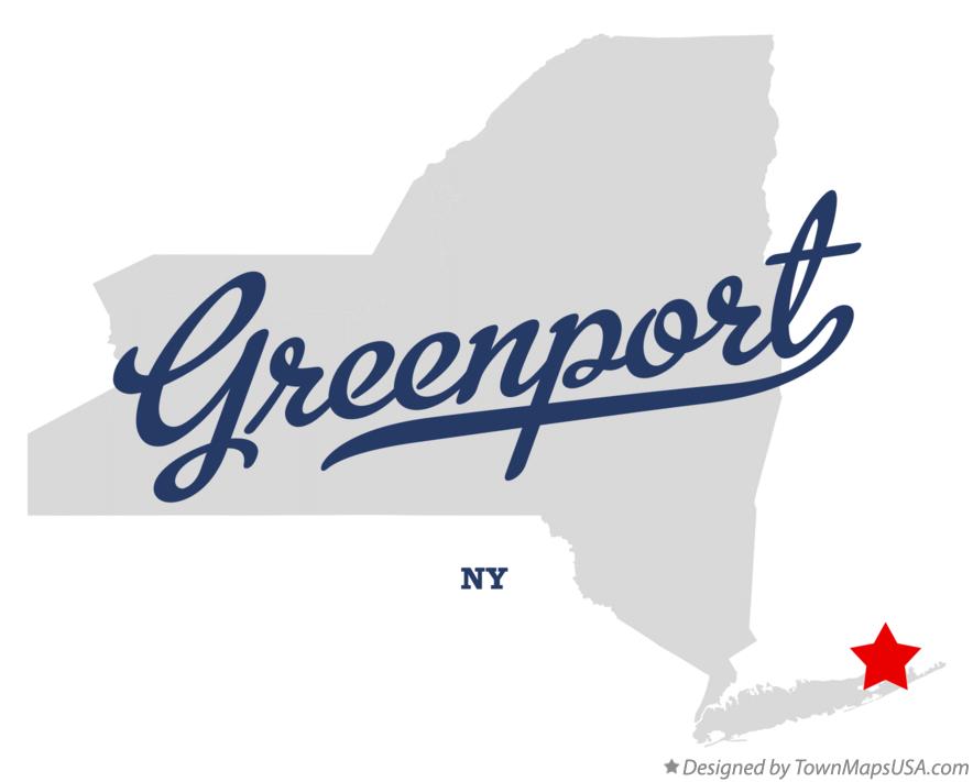 Map of Greenport New York NY