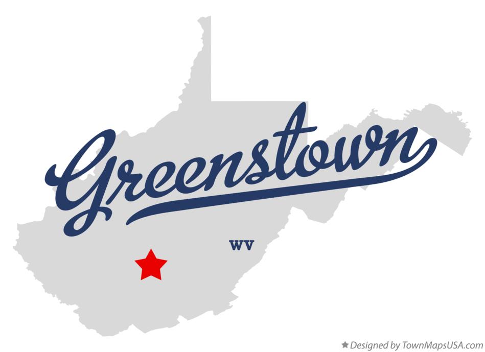 Map of Greenstown West Virginia WV