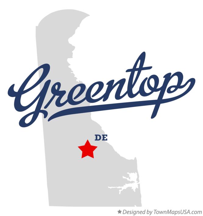 Map of Greentop Delaware DE
