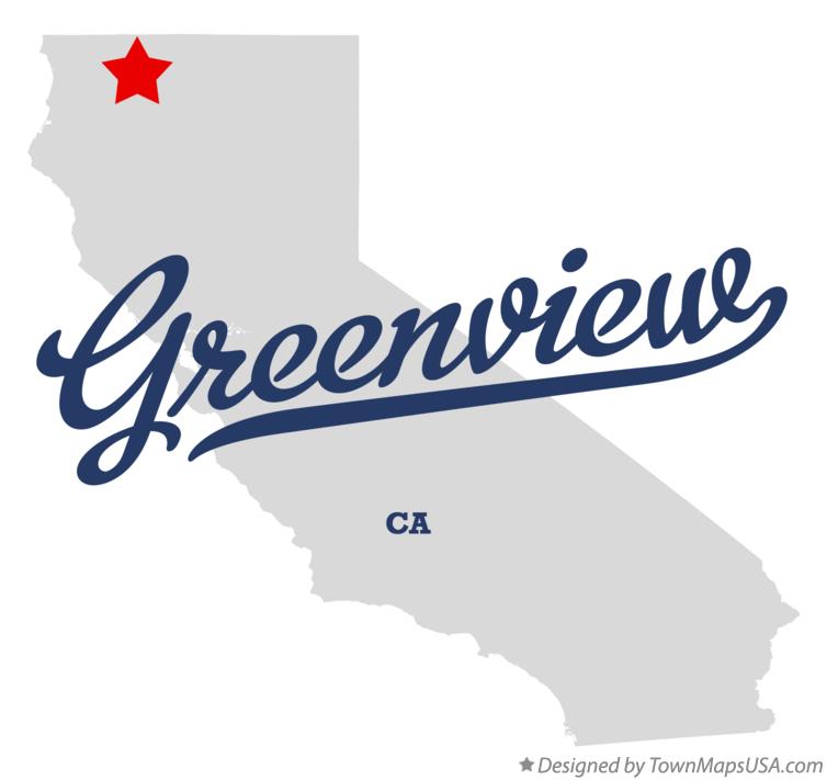 Map of Greenview California CA