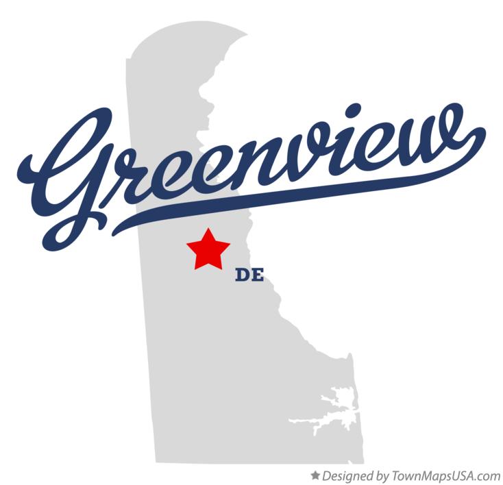 Map of Greenview Delaware DE