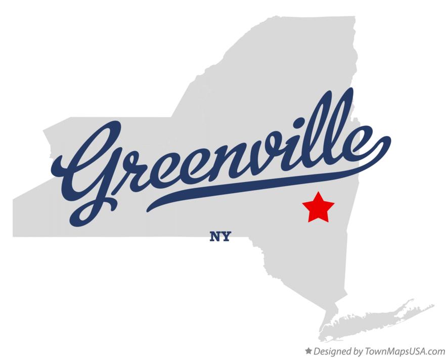 Map of Greenville New York NY