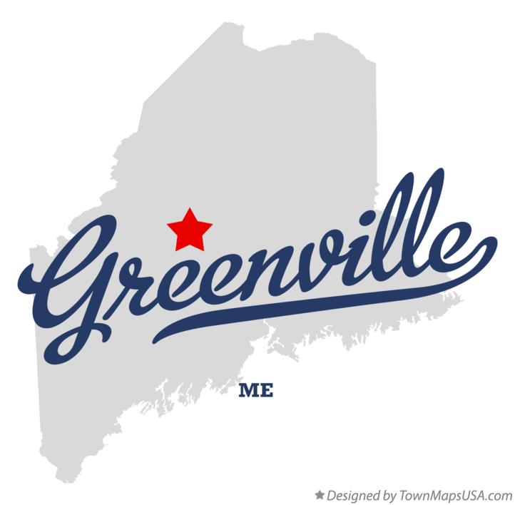 Map of Greenville Maine ME
