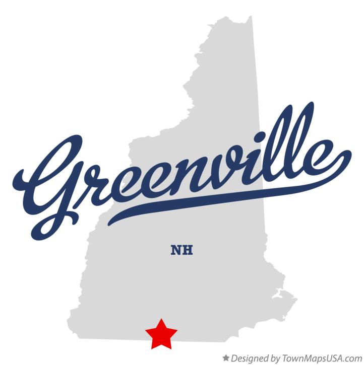 Map of Greenville New Hampshire NH