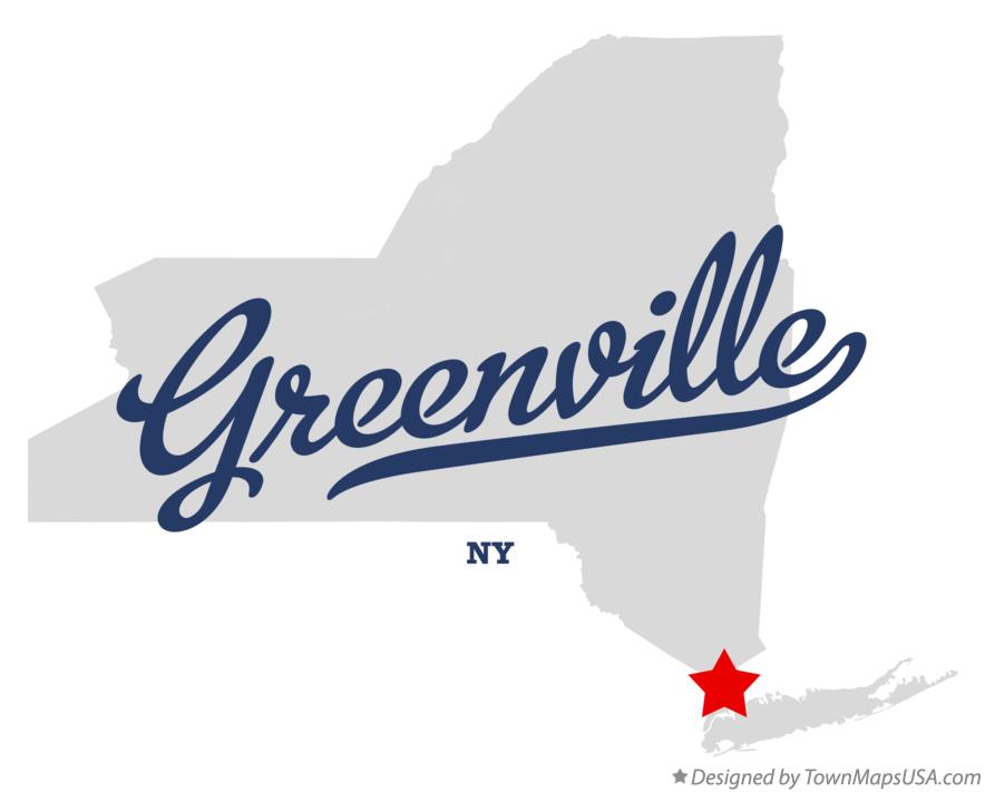 Map of Greenville New York NY