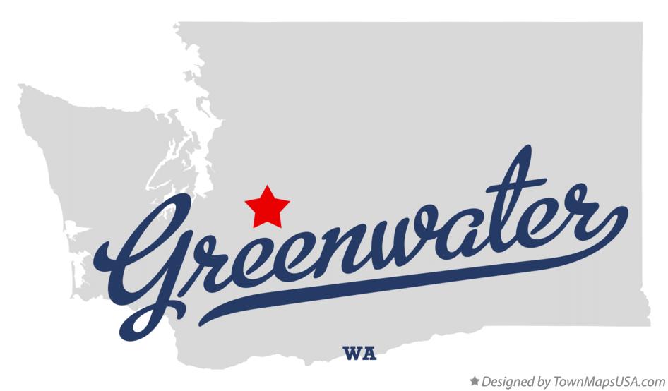 Map of Greenwater Washington WA