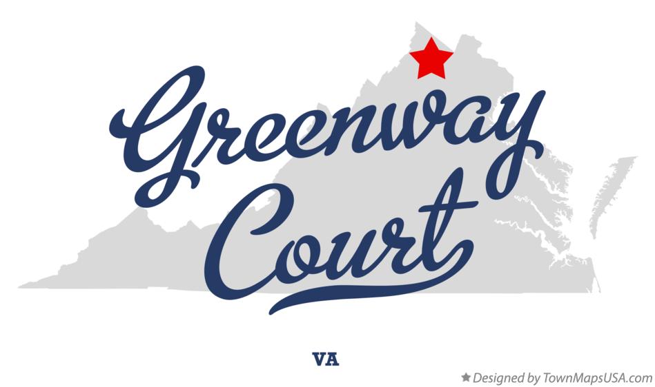 Map of Greenway Court Virginia VA
