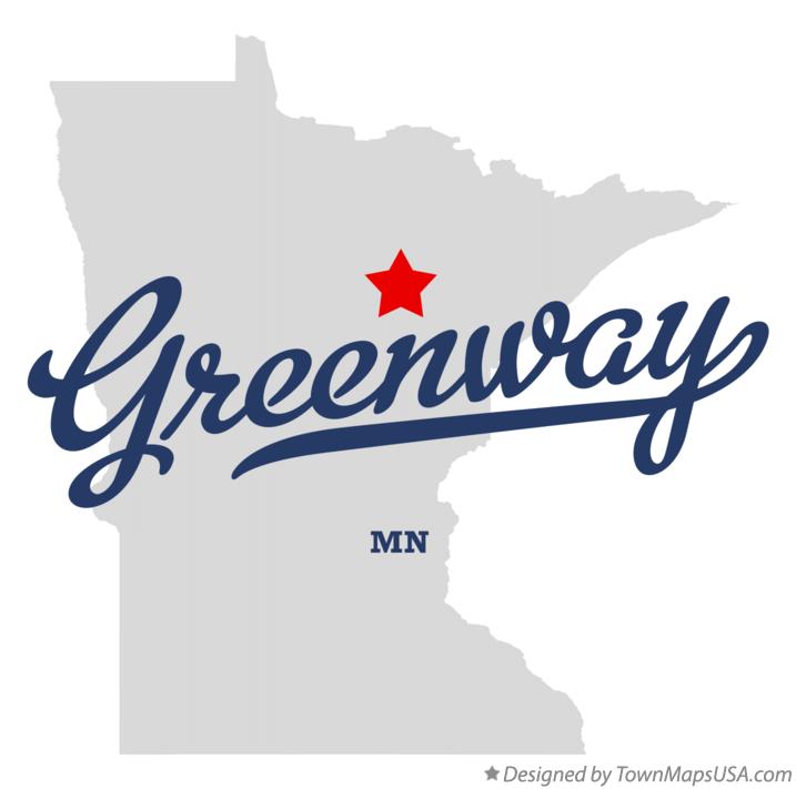 Map of Greenway Minnesota MN