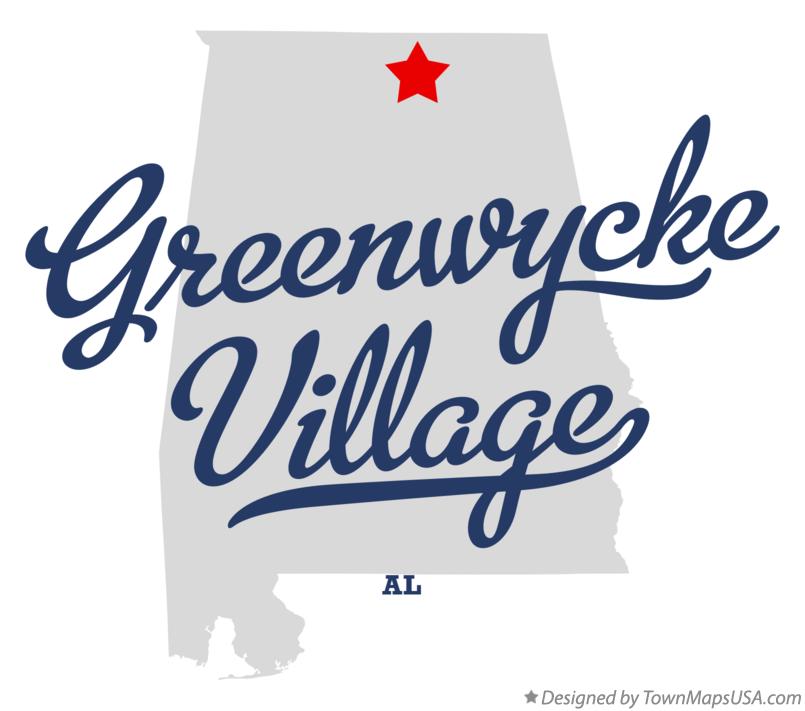 Map of Greenwycke Village Alabama AL
