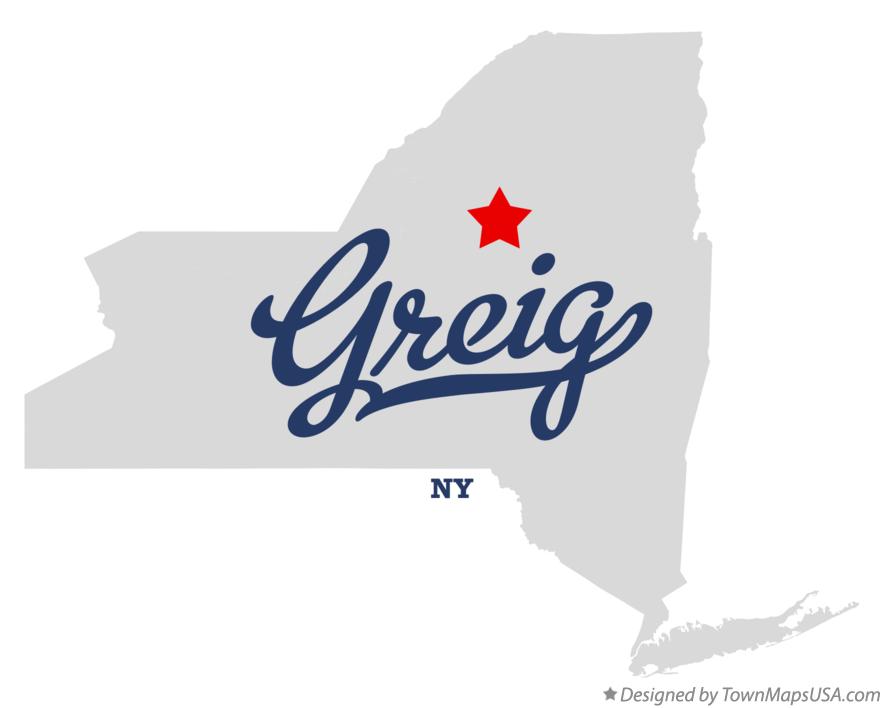 Map of Greig New York NY