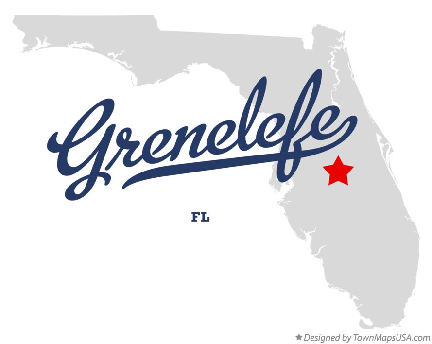 Map of Grenelefe Florida FL