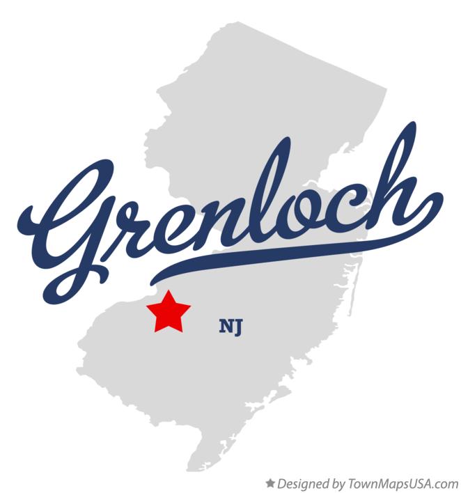 Map of Grenloch New Jersey NJ