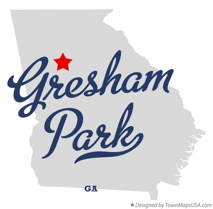 Map of Gresham Park Georgia GA