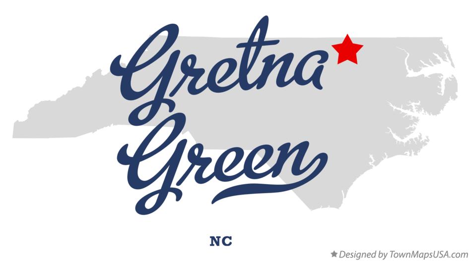 Map of Gretna Green North Carolina NC