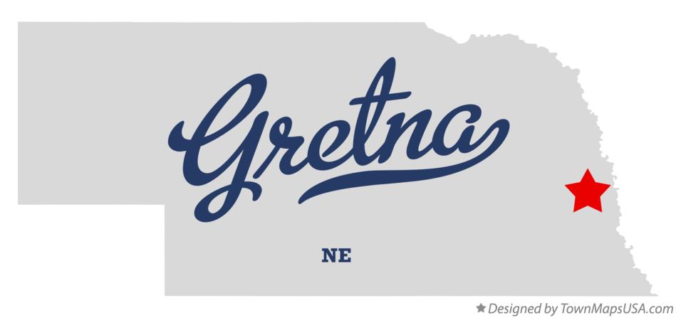 Map of Gretna Nebraska NE