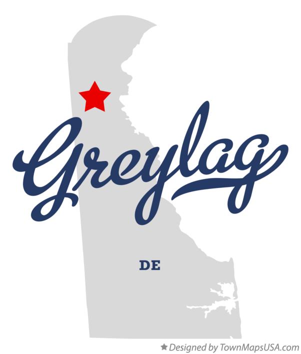 Map of Greylag Delaware DE