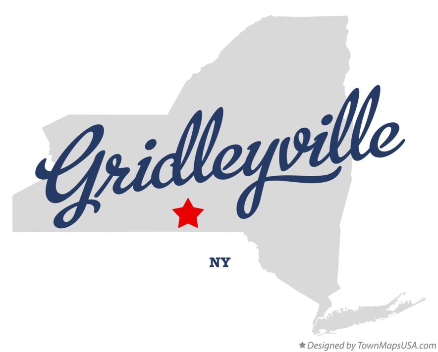 Map of Gridleyville New York NY