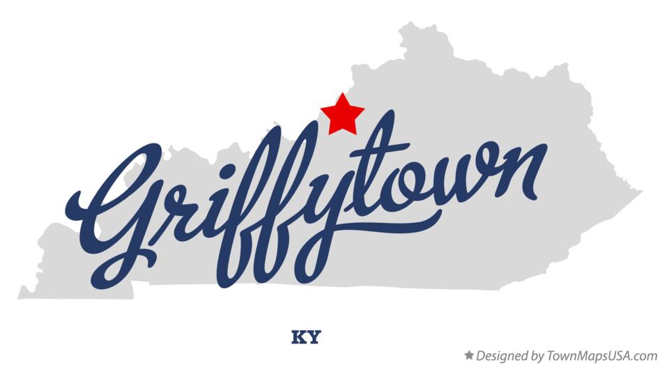 Map of Griffytown Kentucky KY