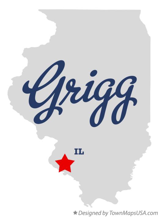 Map of Grigg Illinois IL