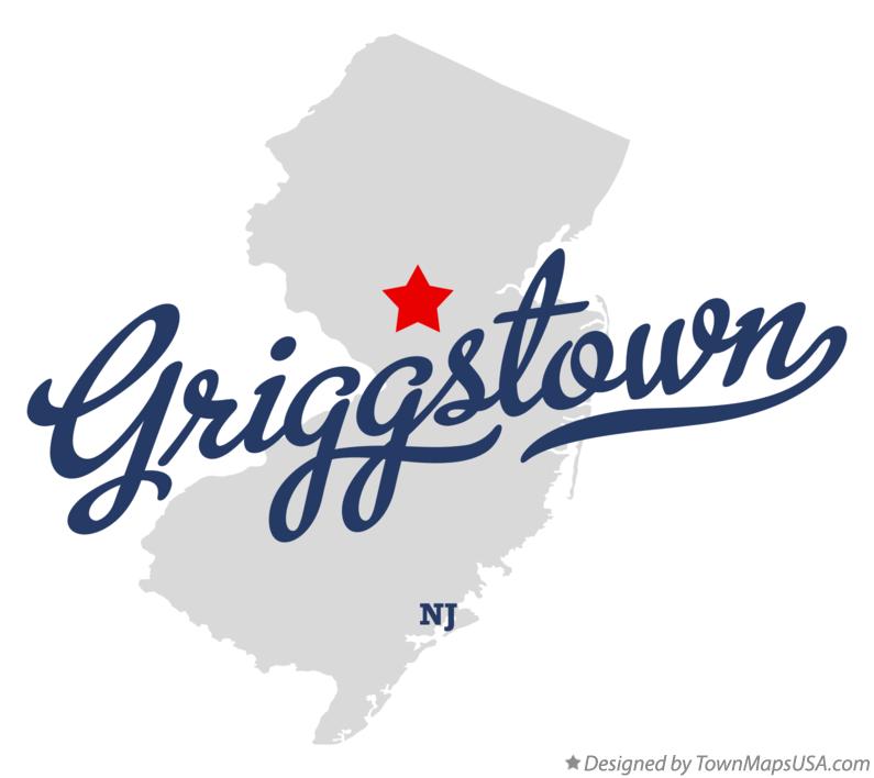Map of Griggstown New Jersey NJ