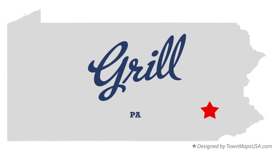 Map of Grill Pennsylvania PA