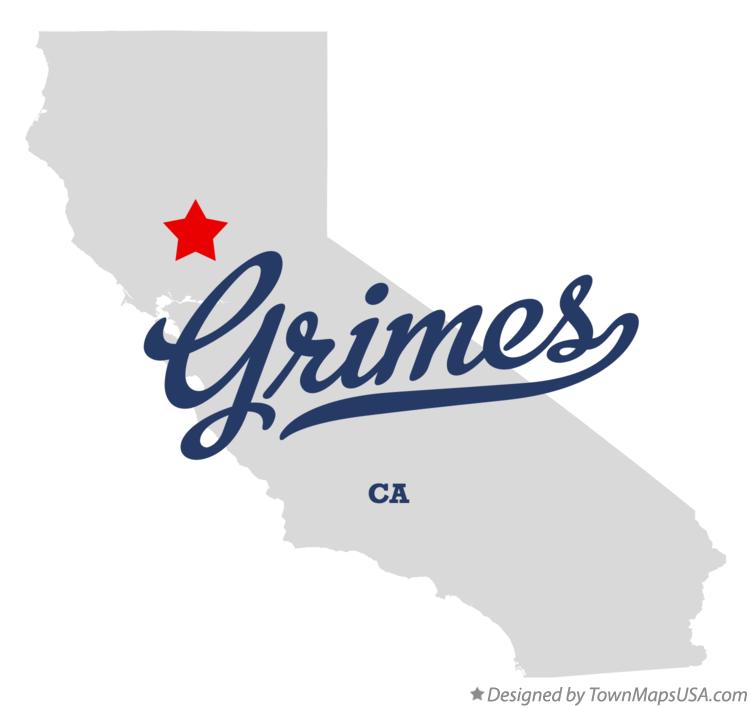 Map of Grimes California CA
