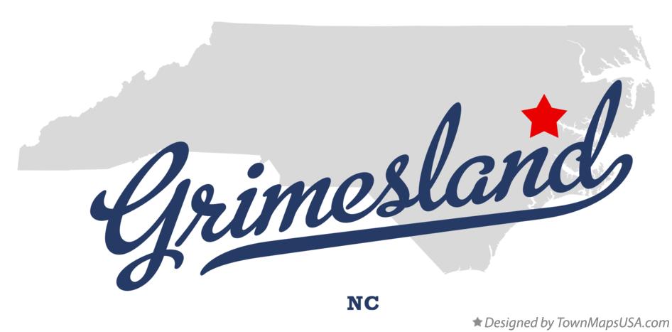 Map of Grimesland North Carolina NC
