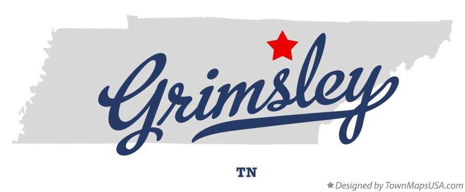 Map of Grimsley Tennessee TN