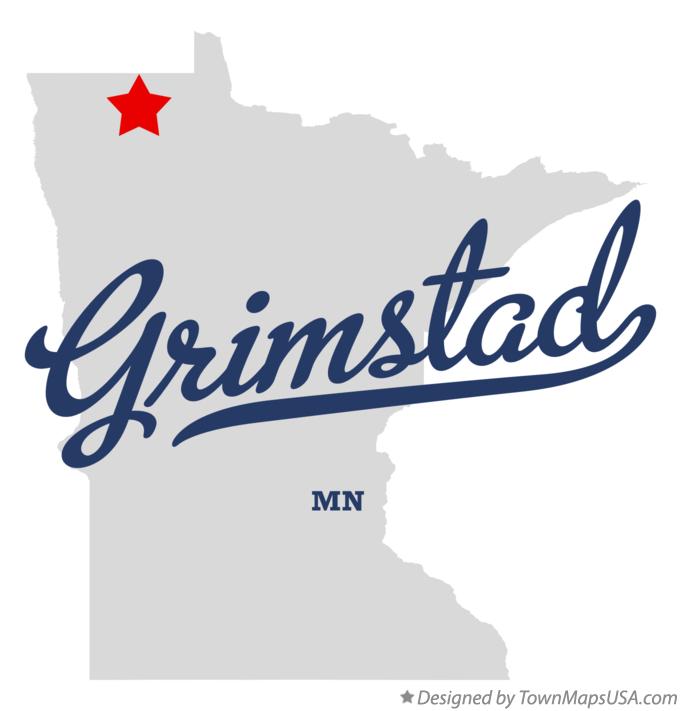 Map of Grimstad Minnesota MN