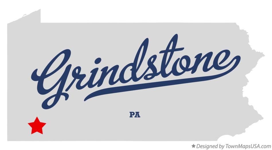 Map of Grindstone Pennsylvania PA
