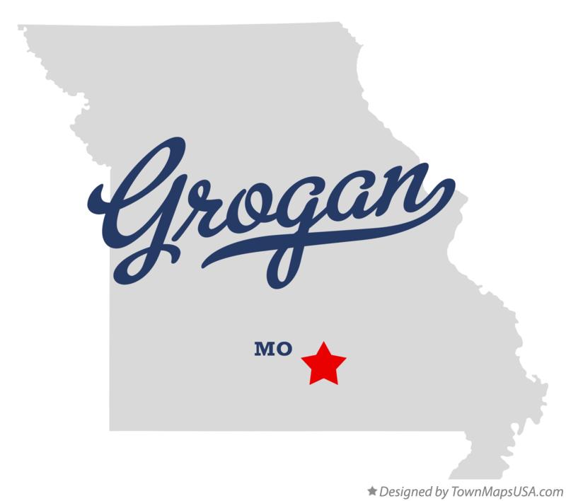 Map of Grogan Missouri MO