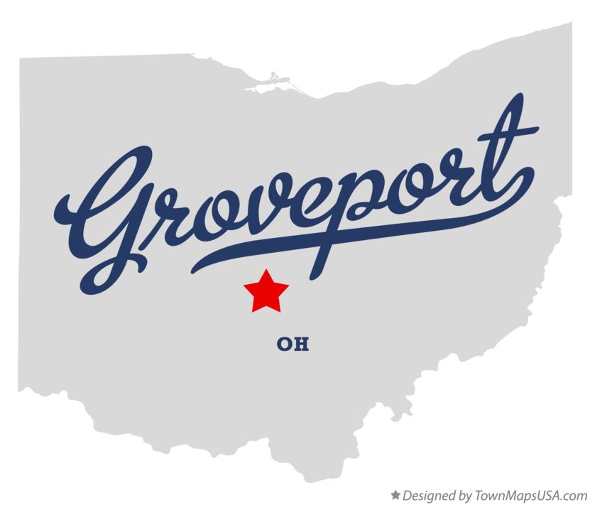 Map of Groveport Ohio OH