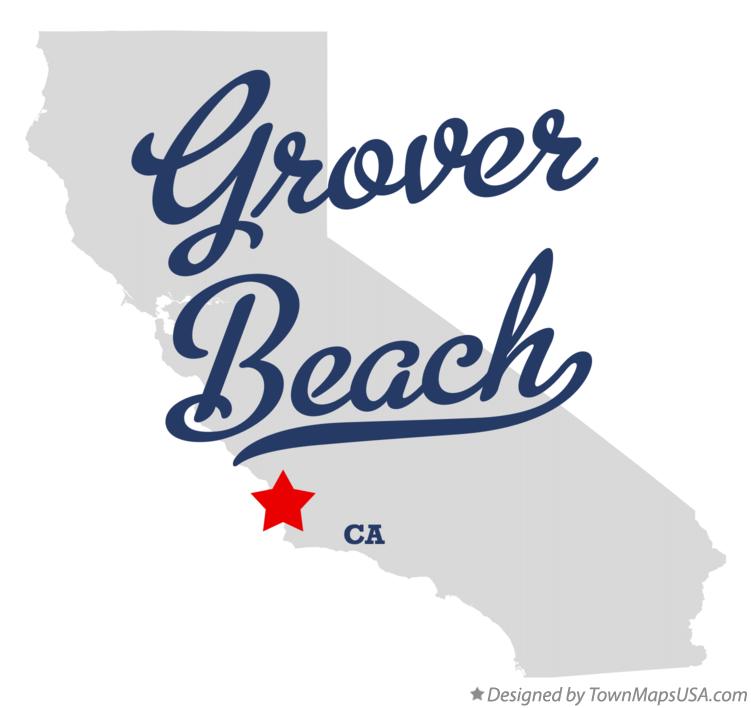 Map of Grover Beach California CA