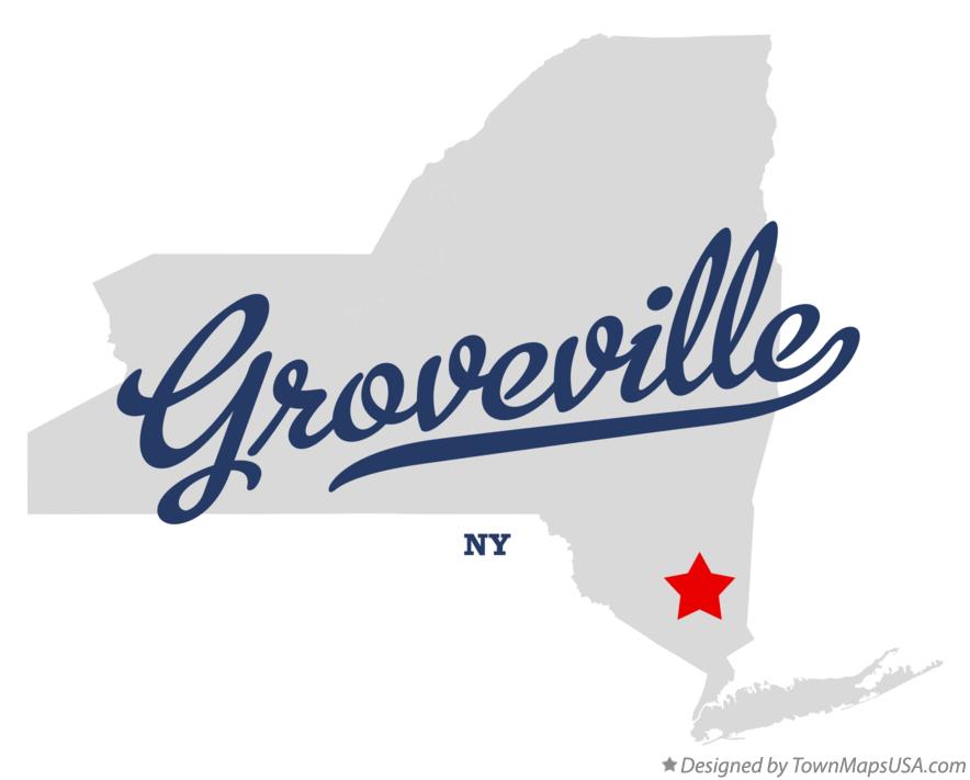 Map of Groveville New York NY