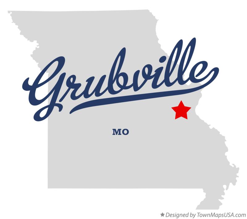 Map of Grubville Missouri MO