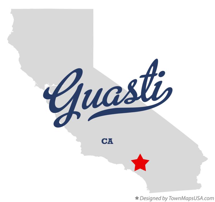 Map of Guasti California CA