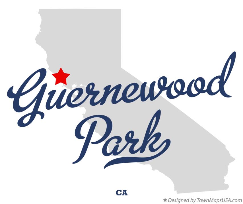 Map of Guernewood Park California CA