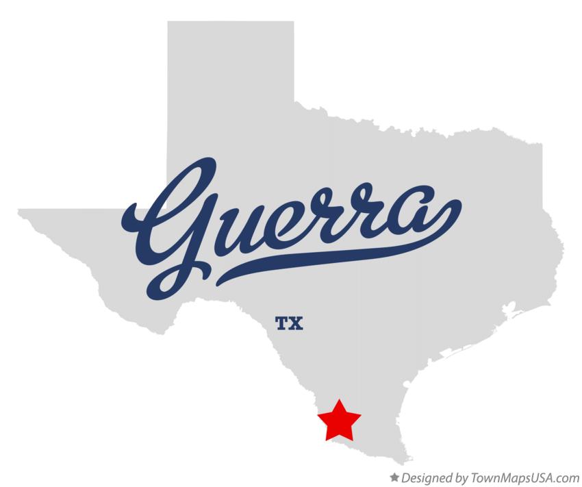 Map of Guerra Texas TX