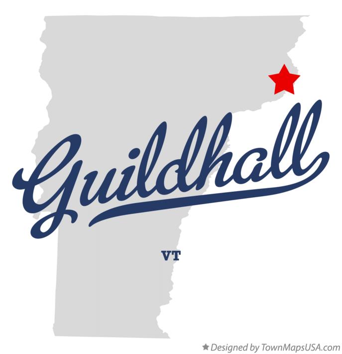 Map of Guildhall Vermont VT