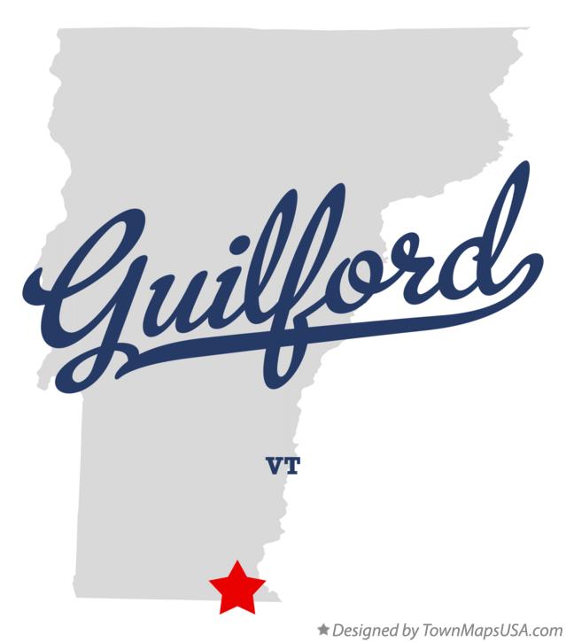 Map of Guilford Vermont VT