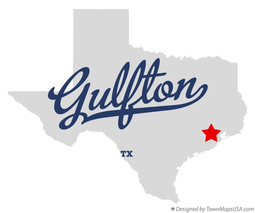 Map of Gulfton Texas TX
