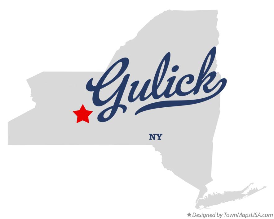 Map of Gulick New York NY